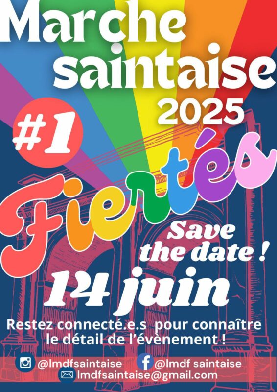 Marche des fiertés à Saintes