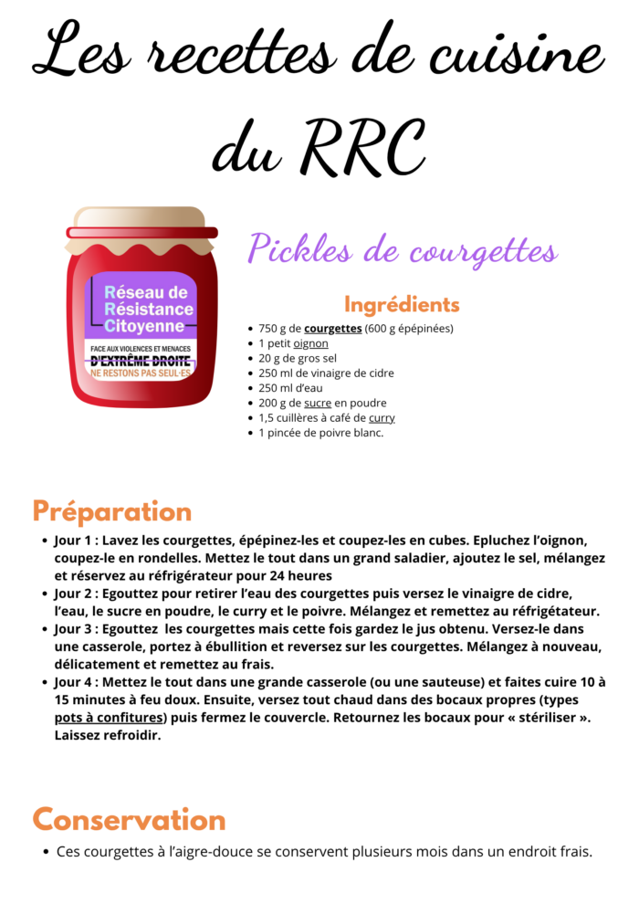 Pickles de légumes