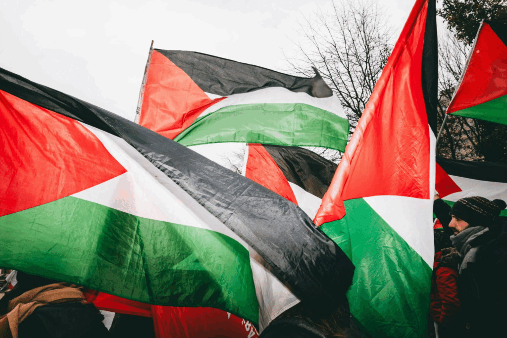 Drapeaux palestiniens